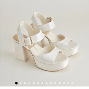 Dolce Vita Bobby Pearl Heels - White